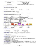 Đề thi giữa học kì 2 môn Toán lớp 8 năm 2023-2024 - Sở GD&ĐT Bắc Ninh