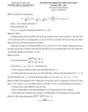 Đề thi khảo sát chất lượng môn Toán lớp 9 năm 2020-2021 có đáp án - Trường THCS Tam Khương