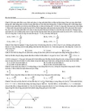 Đề thi thử tốt nghiệp THPT năm 2021 môn Vật lí có đáp án - Trường THPT Quế Võ 1 (Lần 1)