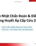 Báo cáo: Cập nhật chẩn đoán và điều trị tăng huyết áp cấp cứu 2015