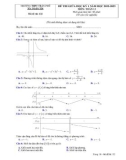 Đề thi giữa học kì 1 môn Toán lớp 12 năm 2022-2023 có đáp án - Trường THPT Trần Phú – Phú Yên