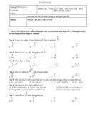 Đề thi học kì 2 môn Toán lớp 6 năm 2023-2024 - Trường THCS Lê Cơ, Tiên Phước