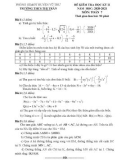 Đề thi học kì 2 môn Toán lớp 7 năm 2020-2021 - Trường THCS Thị trấn Vũ Thư