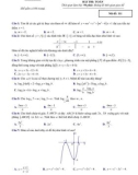 Đề thi thử THPT QG môn Toán năm 2022 (Lần 1) - Sở GD&ĐT Bắc Giang (Mã đề 111)