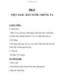 Đòa lý VIỆT NAM - ĐẤT NƯỚC CHÚNG TA