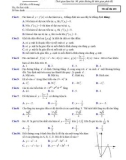 Đề thi khảo sát chất lượng môn Toán lớp 12 năm 2021 - 2022 - Trường THPT Thiệu Hóa (Mã đề 401)