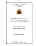 Khóa luận tốt nghiệp Văn học: Truyện ngắn dân gian về sấu ở đồng bằng sông Cửu Long