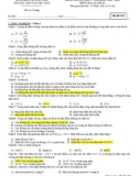 Đề thi giữa học kì 1 môn Vật lí lớp 11 năm 2022-2023 - Trường THPT Nguyễn Trãi, Quảng Nam
