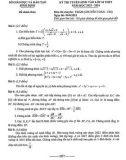 Đề thi tuyển sinh vào lớp 10 môn Toán (chuyên) năm 2023-2024 - Sở GD&ĐT Bình Định