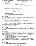 Đề thi tuyển sinh vào lớp 10 THPT môn Toán năm 2022-2023 có đáp án - Sở GD&ĐT Bình Định