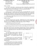 Đề thi tuyển sinh vào lớp 10 chuyên môn Vật lí năm 2020-2021 có đáp án - Sở GD&ĐT Đồng Tháp