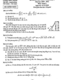 Đề thi học kì 1 môn Toán lớp 9 năm 2020-2021 - Trường THPT chuyên Hà Nội - Amsterdam