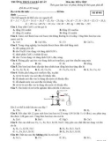 Đề thi học kì 1 môn Hoá học lớp 9 năm 2021-2022 có đáp án - Trường THCS Cao Bá Quát (Đề 2)