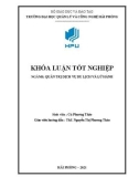 Khóa luận tốt nghiệp Quản trị dịch vụ du lịch và lữ hành: Phát triển du lịch làng nghề tại làng mộc La Xuyên – Nam Định