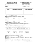 Đề thi học kì 2 môn Toán lớp 2 năm 2019-2020 có đáp án - Trường Tiểu học Vạn Yên