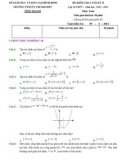Đề thi học kì 2 môn Toán lớp 10 năm 2023-2024 - Trường PTDTNT THCS&THPT Vĩnh Thạnh, Bình Định