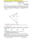 Đề thi thử ĐH môn Vật lí - THPT chuyên Lương Văn Tụy lần 2 (2013-2014) đề 134