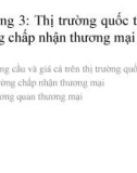 Bài giảng Kinh tế quốc tế 1 (International economics 1) - Chương 3: Thị trường quốc tế và đường chấp nhận thương mại