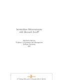 Ebook Intermediate microeconomics with Microsoft Excel®: Part 1