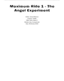 Maximum Ride 1 - The Angel Experiment