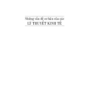 Nghiên cứu lý thuyết kinh tế: Phần 1