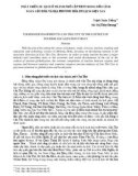 Phát triển du lịch ở thành phố Cần Thơ trong bối cảnh toàn cấu hóa và địa phương hóa du lịch hiện nay