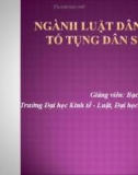 Bài giảng Pháp luật đại cương: Bài 8.1 - ThS. Bạch Thị Nhã Nam