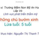 Giáo trình điện tử mầm non: Vòng đời của bướm