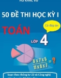 Tổng hợp 50 đề thi học kì 1 môn Toán lớp 4 (Có đáp án)