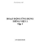 Hoạt động ứng dụng Tiếng Việt 2 - Tập 2