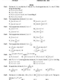 Đề cương ôn tập giữa học kì 2 môn Toán lớp 12 năm 2022-2023 - Trường THPT Nguyễn Bỉnh Khiêm