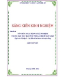 Sáng kiến kinh nghiệm THPT: Tổ chức hoạt động trải nghiệm trong dạy học bài Tích trò sân khấu dân gian - Ngữ văn 10, tập 1 – bộ Kết nối tri thức với cuộc sống