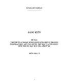 Sáng kiến kinh nghiệm THPT: Thiết kế các hoạt động khởi động theo phương pháp dạy học mới tạo hứng thú học tập cho học sinh trong dạy học Địa lí lớp 10