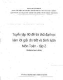 Tuyển tập 90 đề thi thử đại học môn Toán (Tập 2): Phần 1