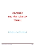 Chuyên đề Đạo hàm toàn tập Toán 11