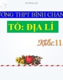 Bài giảng Địa lí lớp 11 bài 5: Một số vấn đề của châu lục và khu vực (Tiết 1) - Trường THPT Bình Chánh