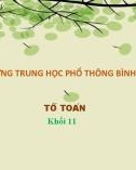 Bài giảng Hình học lớp 11 bài 2: Hai đường thẳng vuông góc (Tiết 2) - Trường THPT Bình Chánh