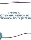 Bài giảng Tin học lớp 11 bài 1: Giới thiệu ngôn ngữ lập trình C#