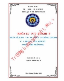 Khóa luận tốt nghiệp Quản trị kinh doanh: Phân tích hoạt động truyền thông online của Trung tâm Anh ngữ AMES- chi nhánh Huế