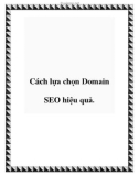 Cách lựa chọn Domain SEO hiệu quả.