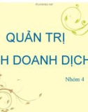 Quản trị marketing dịch vụ tàu Bến Nghé