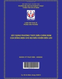 Luận văn Thạc sĩ Kỹ thuật điện: Xây dựng phương thức điều chỉnh bám của dòng điện cho bộ điều khiển đèn LED