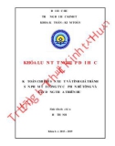 Khóa luận tốt nghiệp Kế toán-Kiểm toán: Kế toán chi phí sản xuất và tính giá thành sản phẩm bê tông tại Công ty Cổ phần Bê tông và Xây dựng Thừa Thiên Huế