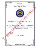 Khóa luận tốt nghiệp Kế toán-Kiểm toán: Thực trạng công tác kế toán tập hợp chi phí sản xuất và tính giá thành sản phẩm tại công ty TNHH Nguyễn Danh