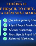 Bài giảng Marketing căn bản: Chương 10 - ThS. Nguyễn Văn Trưng