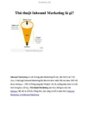 Thủ thuật Inbound Marketing là gì?