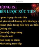 Bài giảng Marketing cơ bản - Chương 8: Chiến lược xúc tiến