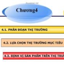 Bài giảng Marketing căn bản: Chương 4 - Phạm Thị Minh Lan