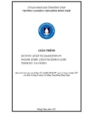Giáo trình Quản trị Marketing (Nghề: Quản trị kinh doanh - Cao đẳng): Phần 1 - Trường CĐ Cộng đồng Đồng Tháp