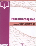 Phân tích công việc trong quản trị nguồn nhân lực